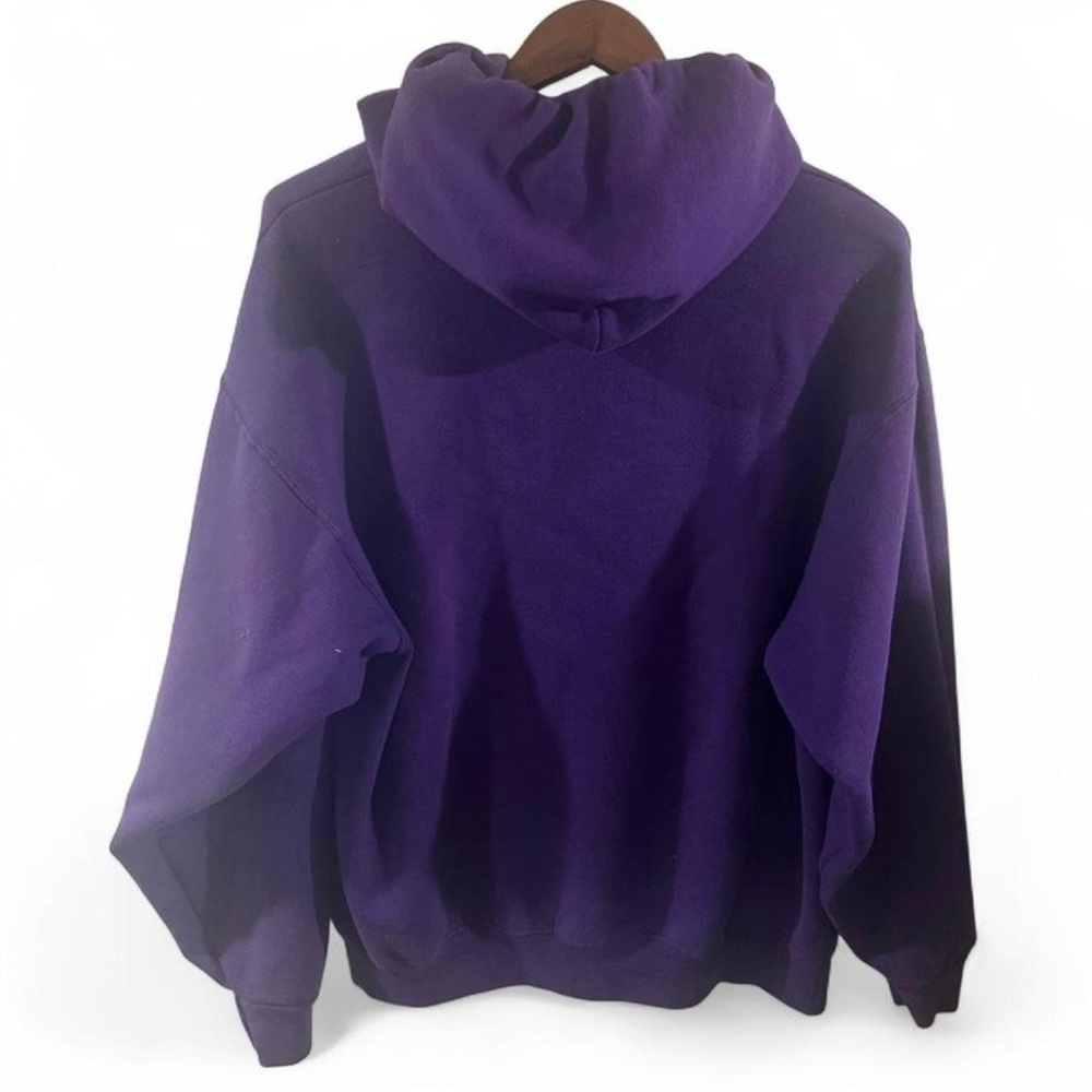 VTG Retro NBA Los Angeles Lakers Purple Graphic Hoodie Sweatshirt Size XL - Picture 6 of 6